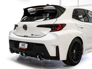 Toyota GR Corolla Performance Exhaust - AWE Tuning - Cat Back Touring Edition - Chrome Silver - `23-`24